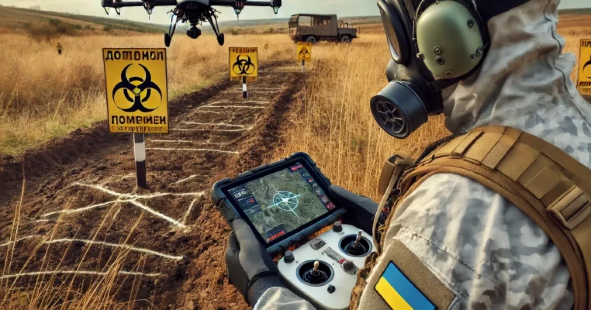 В Україні з’явилася нова професія – пілот-розміновувач дронів