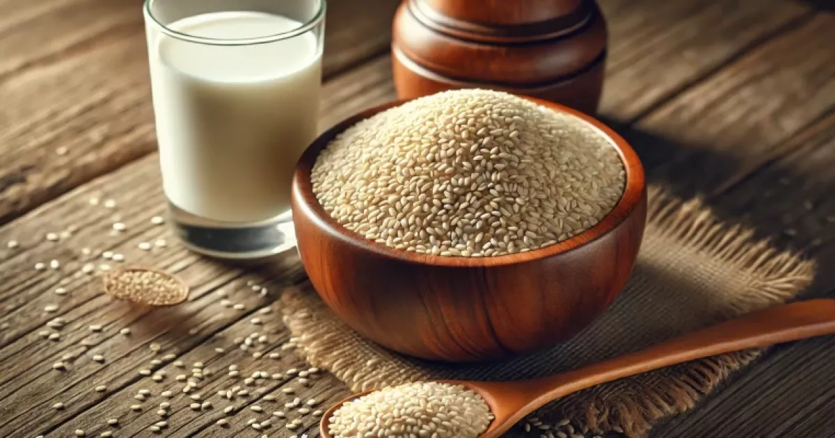 Кунжут – продукт, у якому кальцію в чотири рази більше, ніж у молоці