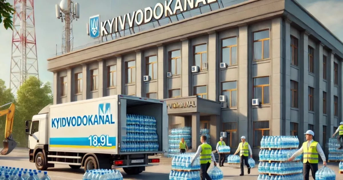 Київводоканал витратить 1,56 млн грн на закупівлю питної води у 2025 році