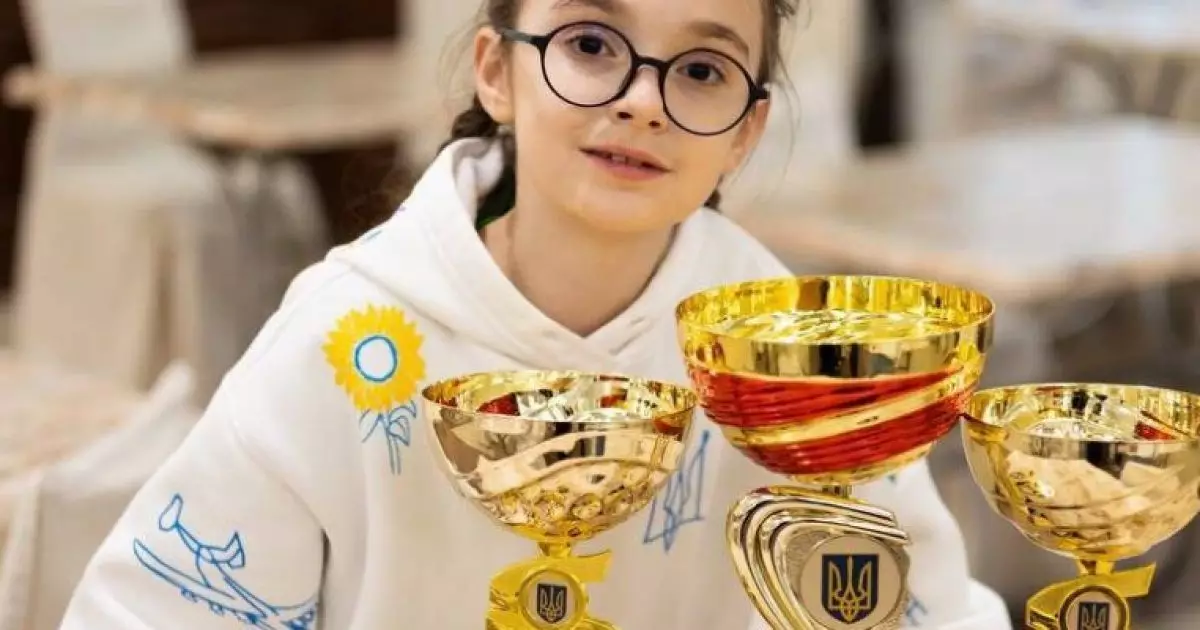 Юна бучанка Дар’я Кравчук виграла три золоті медалі на Чемпіонаті України з шахів