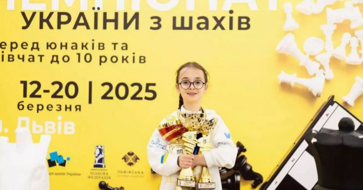 Юна бучанка Дар’я Кравчук стала абсолютною Чемпіонкою України з шахів