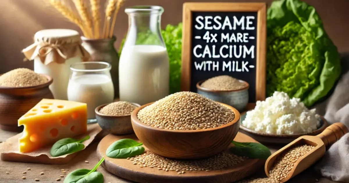 Цей продукт має в 4 рази більше кальцію, ніж молоко