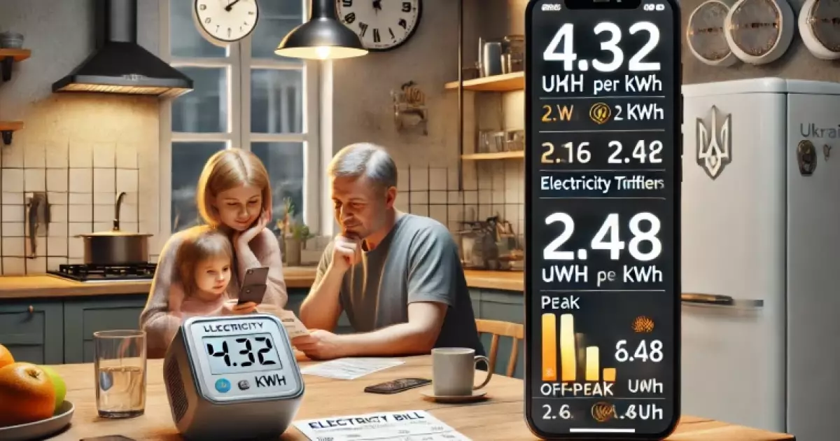 Електроенергія з 1 квітня 2025: скільки коштуватиме кВт*год в Україні