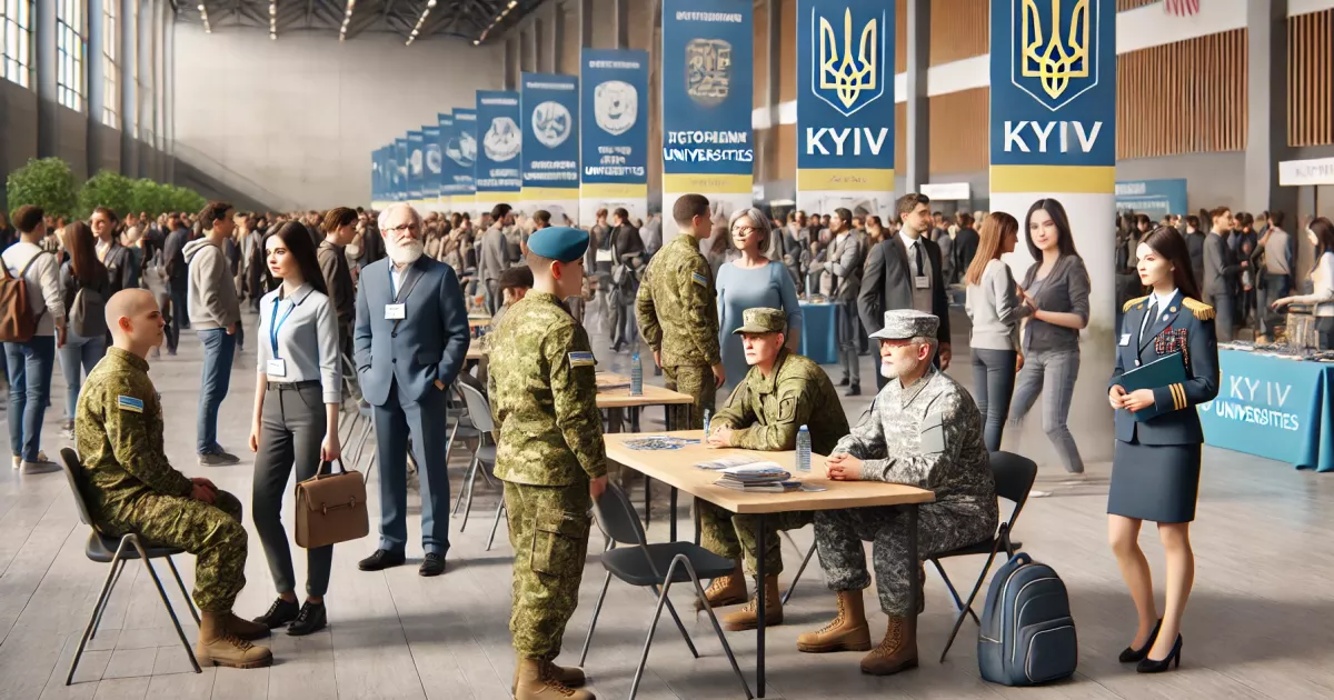 Освітній ярмарок для ветеранів у Києві березень 2025