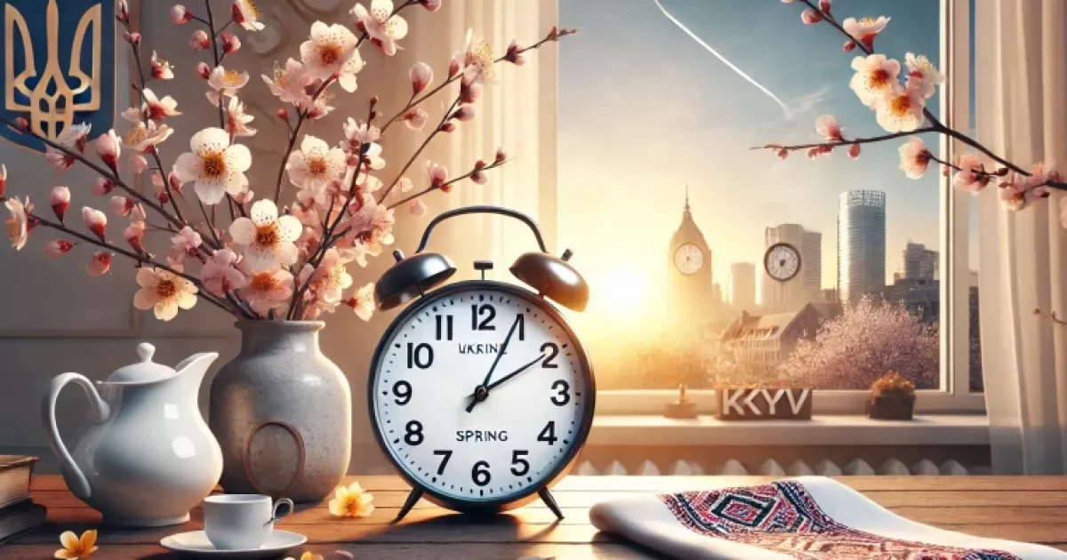 Переведення годинників на літній час 2025 в Україні: дата і зміни