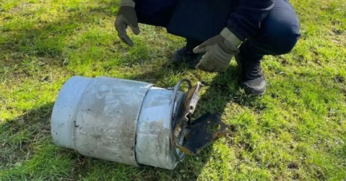 Бойова частина дрона "Герань-2" впала під Києвом: подробиці інциденту