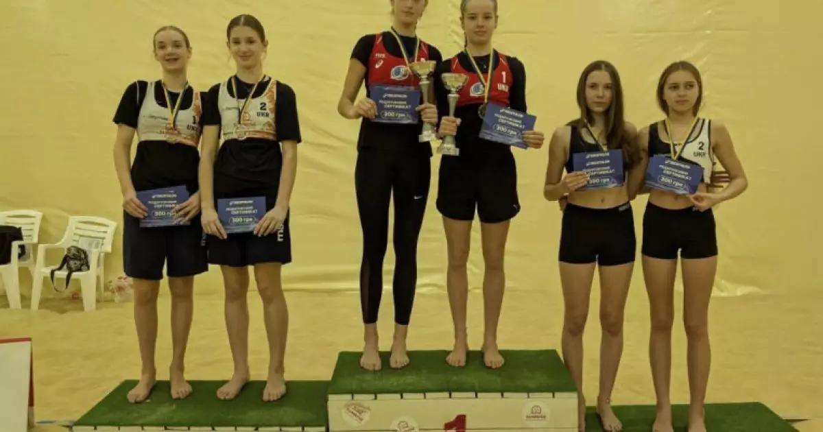 Киянка Анастасія Бойко стала чемпіонкою України з пляжного волейболу U-15