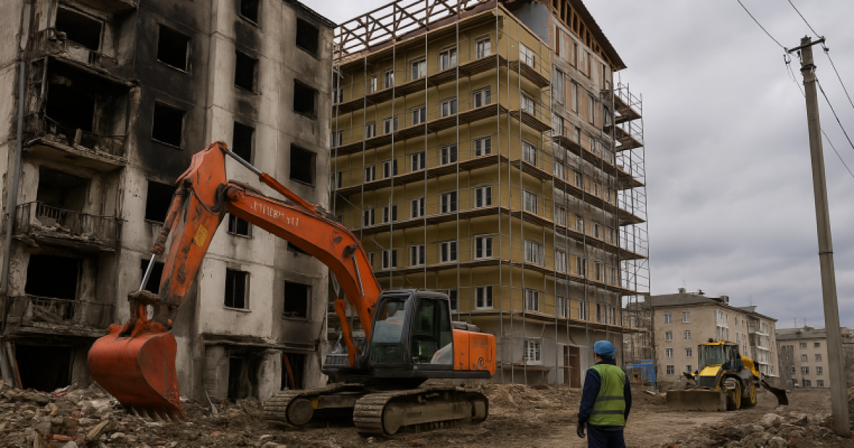 Відбудова Київщини: 70% пошкоджених об’єктів уже відновлено
