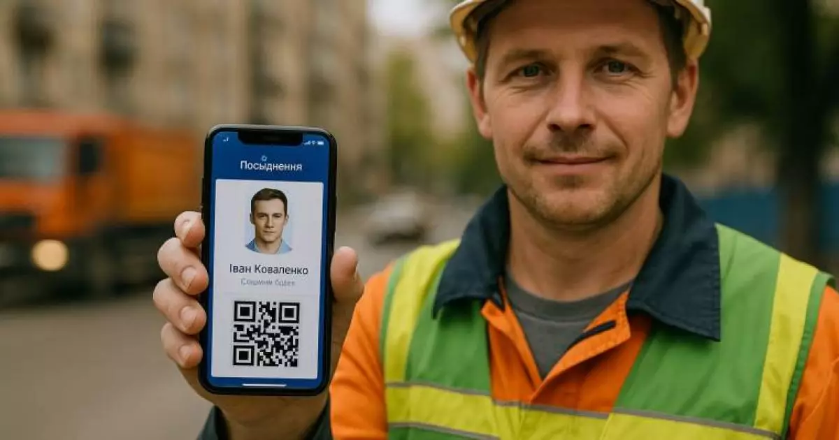 QR-посвідчення замість пластикових: як Київ переводить комунальників і соцпрацівників у цифрову площину