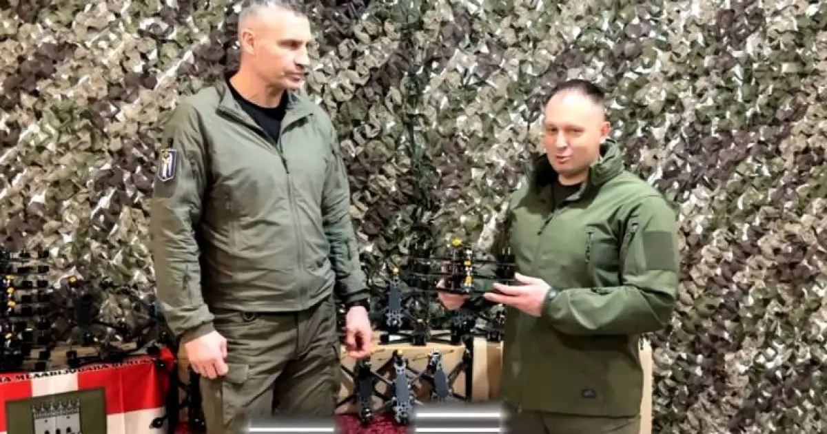 Кличко передав дрони, автівки та системи РЕБ ЗСУ на фронті