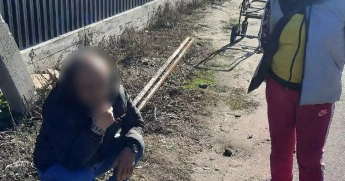 Крадіжка на очах у правоохоронців: під Києвом затримали двох підозрілих громадян