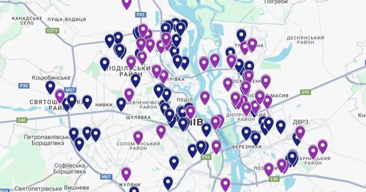 В Києві з’явилася інтерактивна мапа ремонтів доріг: що це і як нею користуватися