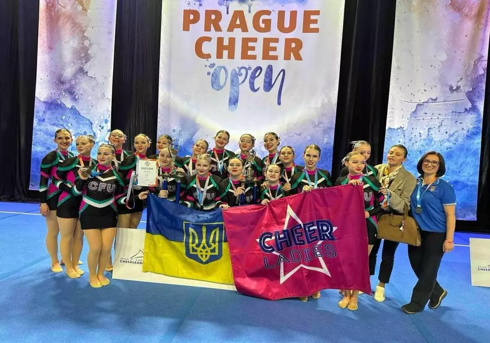 Тріумф у Празі: черлідерки з Київщини повернулись з сімома нагородами