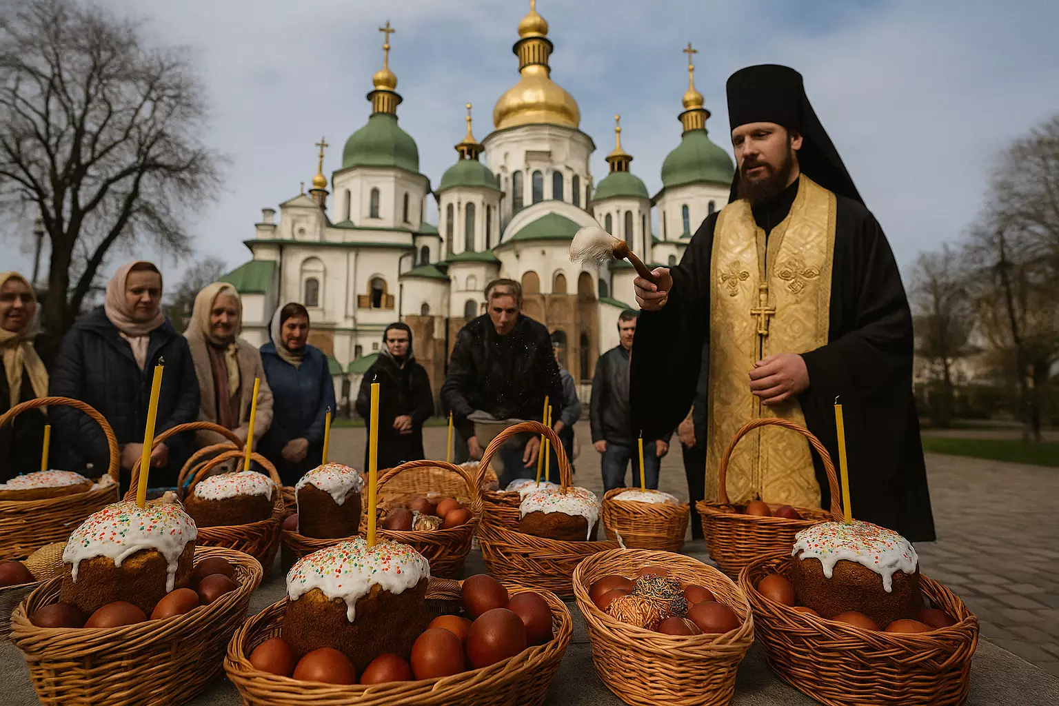 Великдень 2025: Розклад освячення пасок у Києві