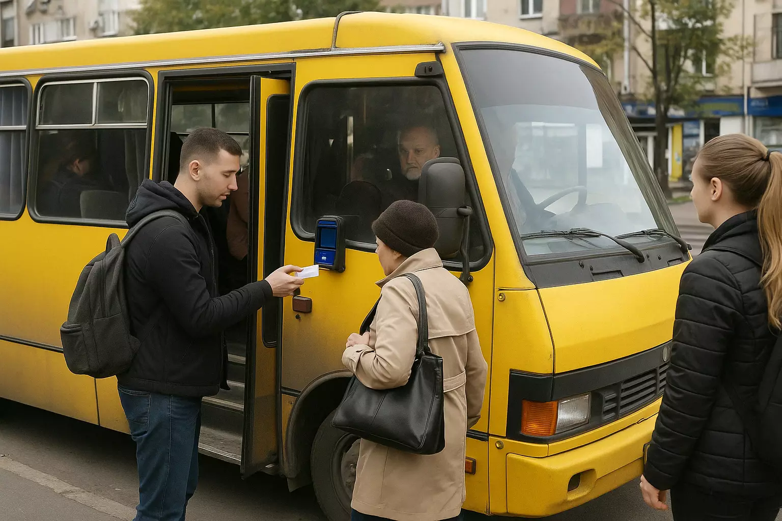 Київ підтримав безготівкову оплату проїзду в маршрутках: що це означає для пасажирів?