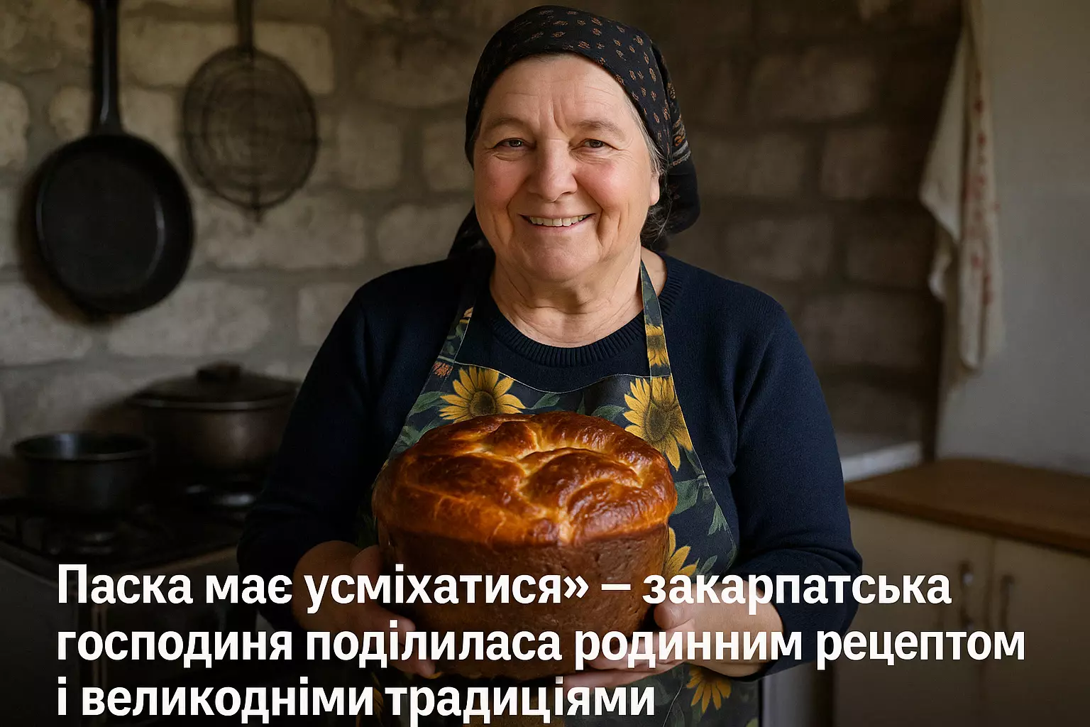 Паска має усміхатися: Закарпатська господиня поділилася родинним рецептом