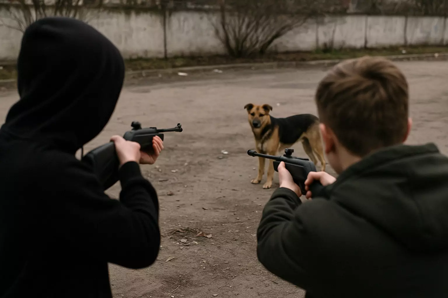 Шокуючий інцидент на Київщині: Підлітки-живодери знущались із тварин