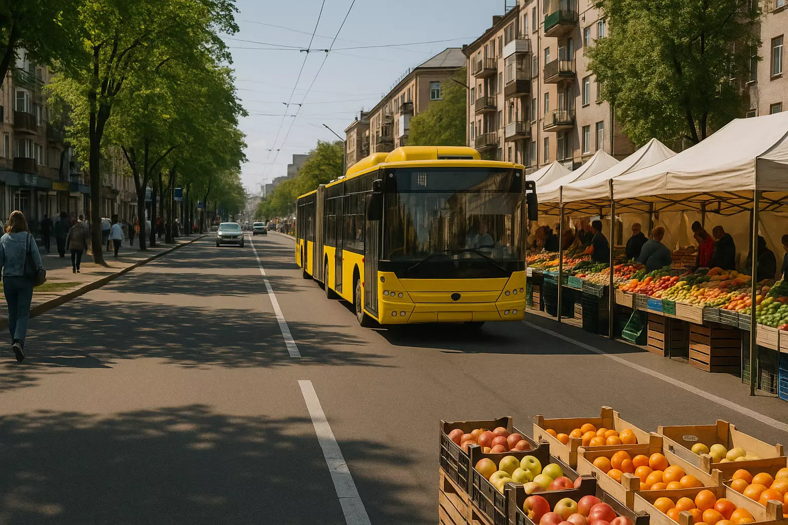Як зміняться маршрути транспорту в Києві 19 квітня через ярмарки