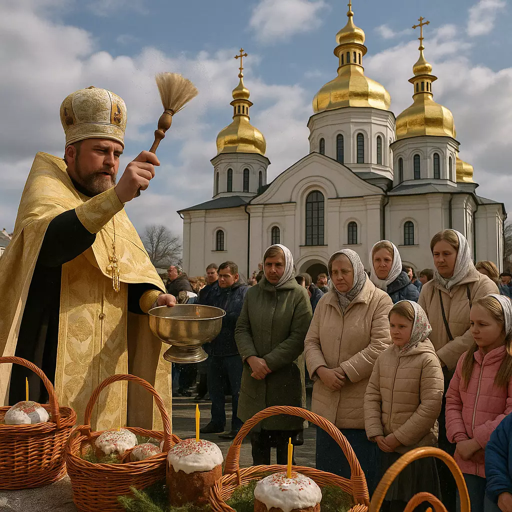 Великдень 2025 у Києві: Як працюватимуть транспорт та церкви