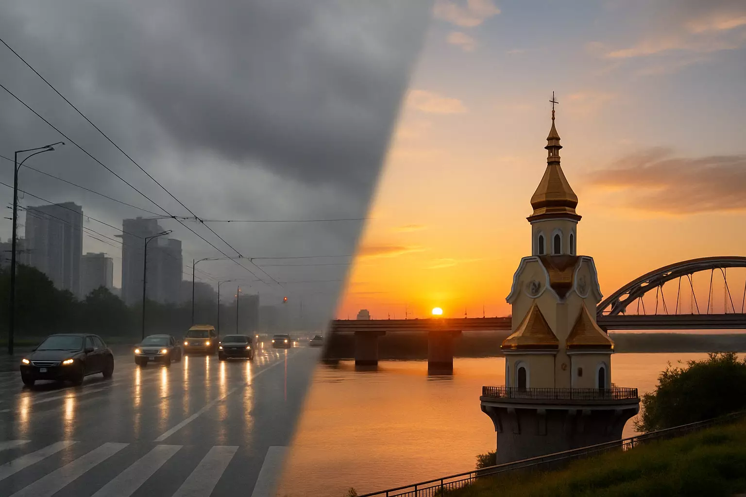 Спека та дощ: яка погода очікується в Києві цього тижня