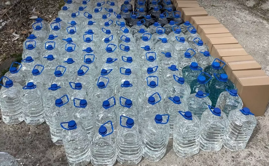 В  Київській області правоохоронці викрили підпільне виробництво алкоголю