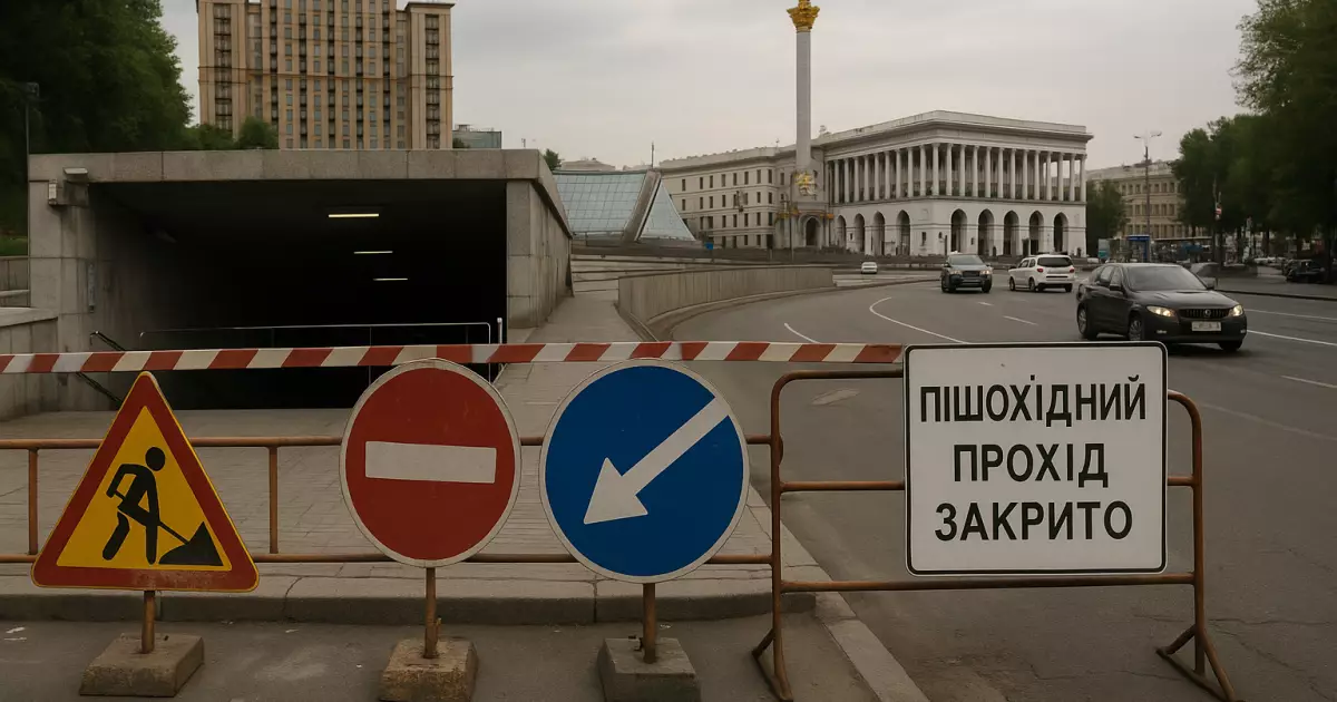 У Києві перекриють Майдан і Європейську площу — все про обмеження