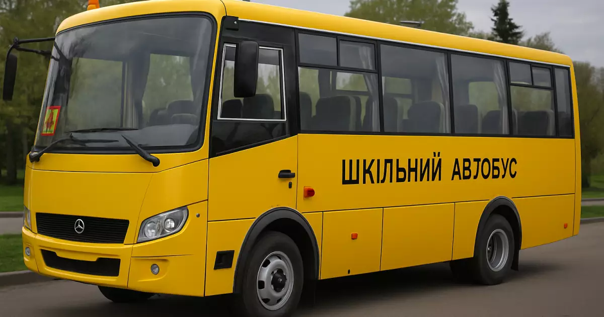 Володарка придбає нові автобуси для школи: програма “Шкільний автобус” на 2025-2026 роки