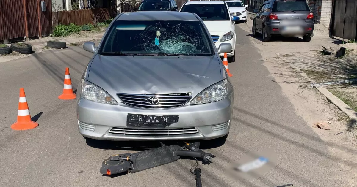 Водійка збила дитину на самокаті в Броварах