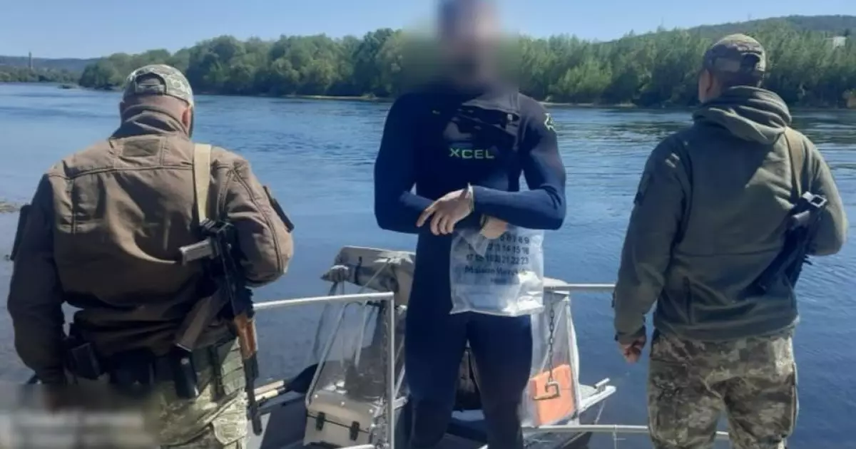 Ухилянт у гідрокостюмі хотів уплав утекти з України через Дністер