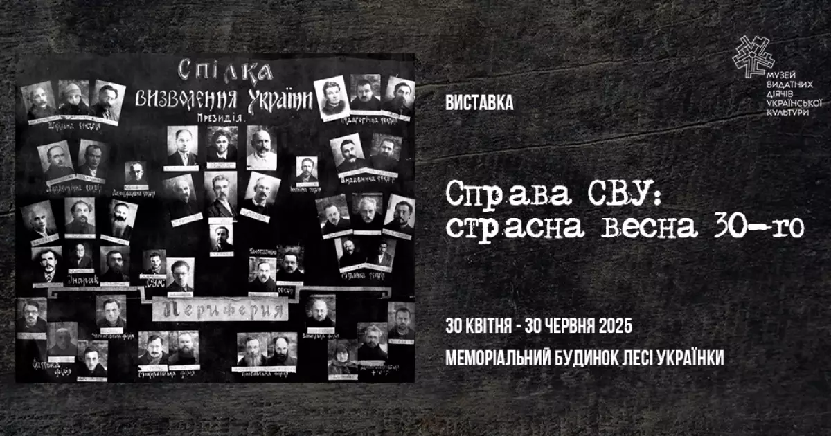 Виставка "Справа СВУ: страсна весна 30-го": новий погляд на історичні події 1930 року