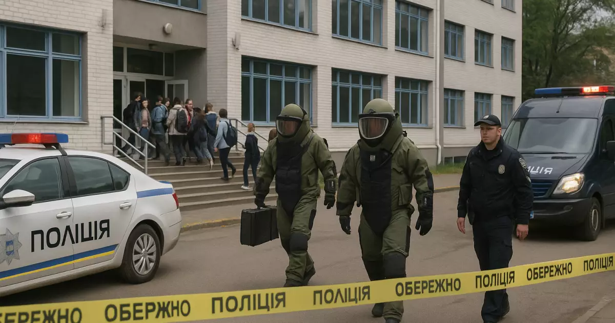 Фейкове мінування школи в Києві: псевдомінера затримано, загрожує до 8 років