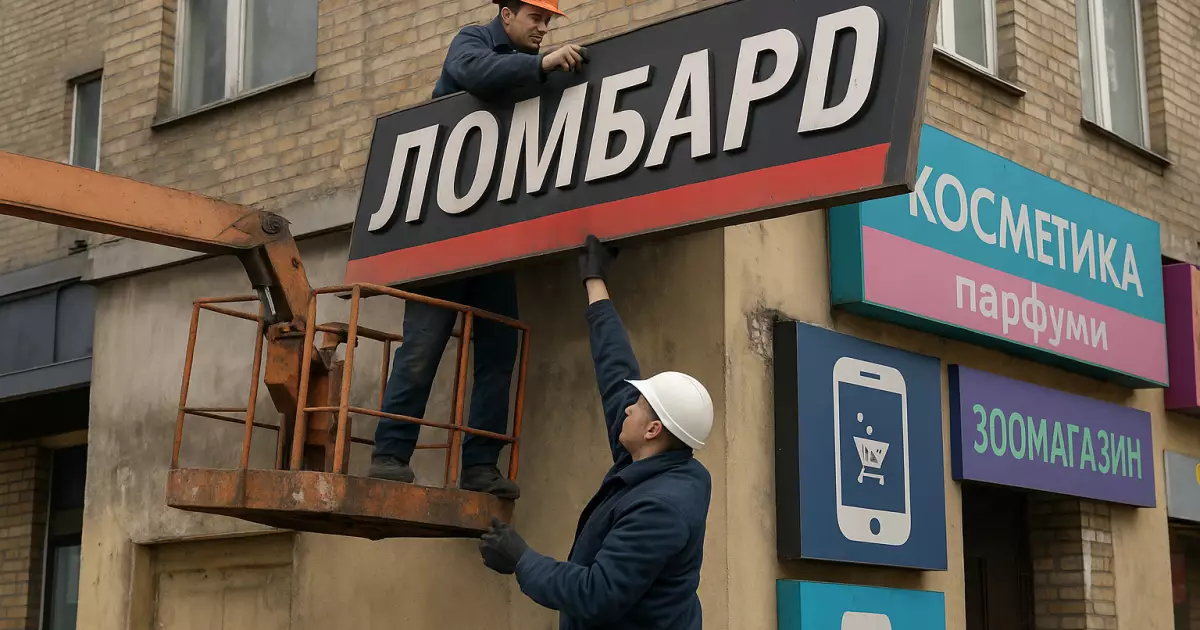На лівому березі Києва демонтують незаконні вивіски: коли і де саме