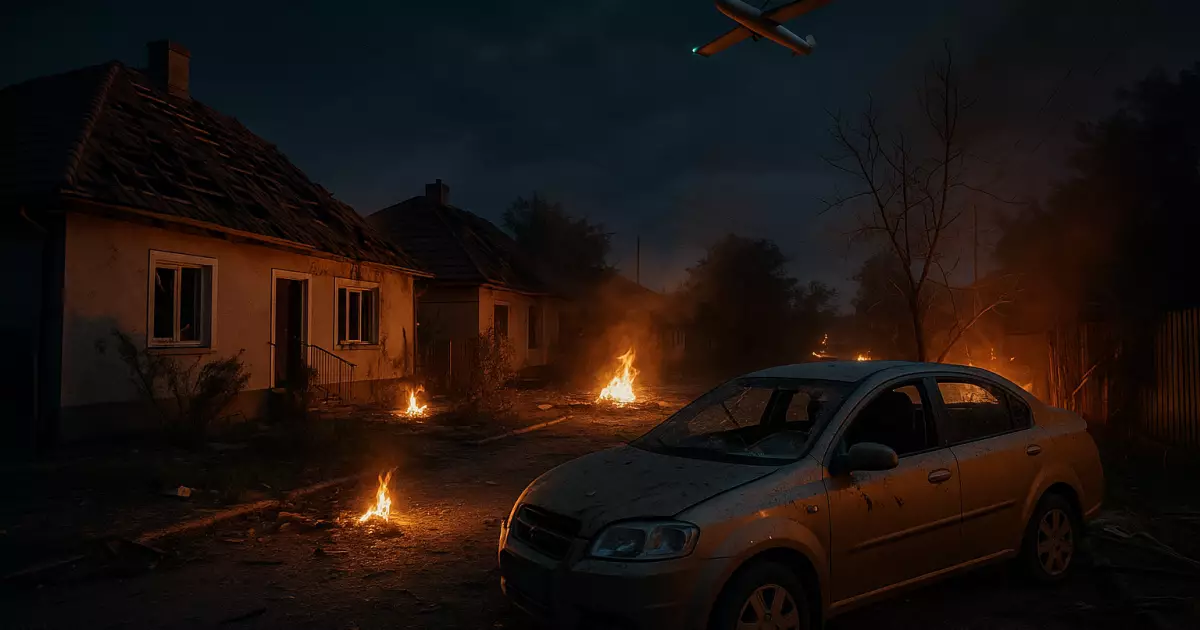 Нічна атака на Київщину: дрони пошкодили будинки та авто — що відомо