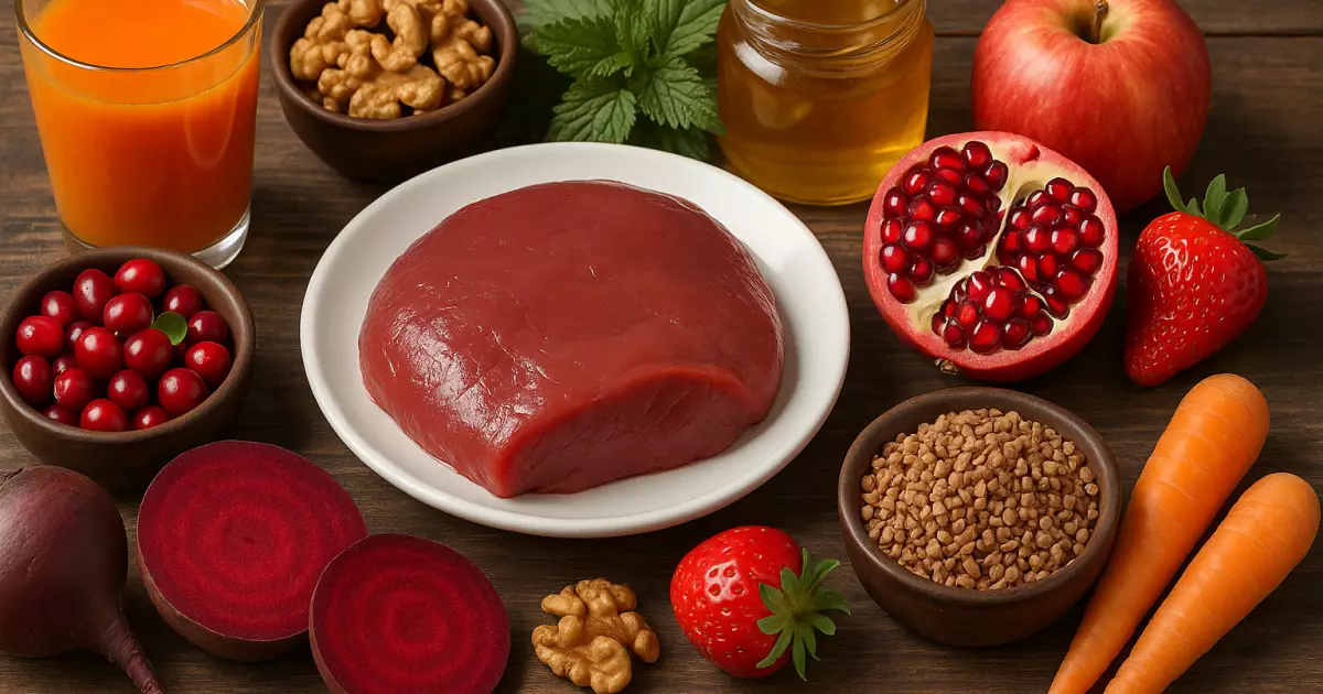 Гемоглобін на максимумі: Які продукти їсти, щоб почуватись краще?