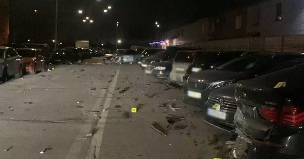 В Києві 22-річний водій протаранив 7 авто