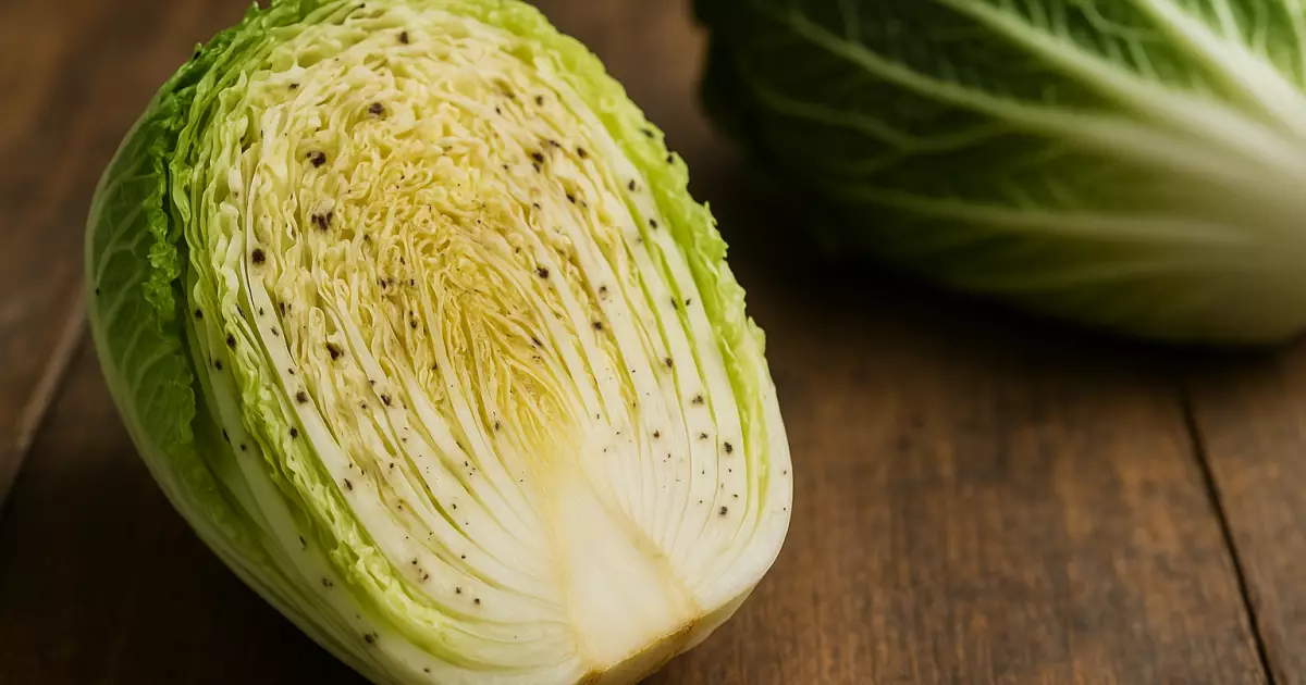 Чорні цятки на пекінській капусті: що це та чи можна їсти такий продукт?