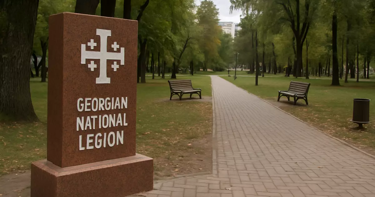 Кияни підтримали найменування скверу на честь Грузинського національного легіону