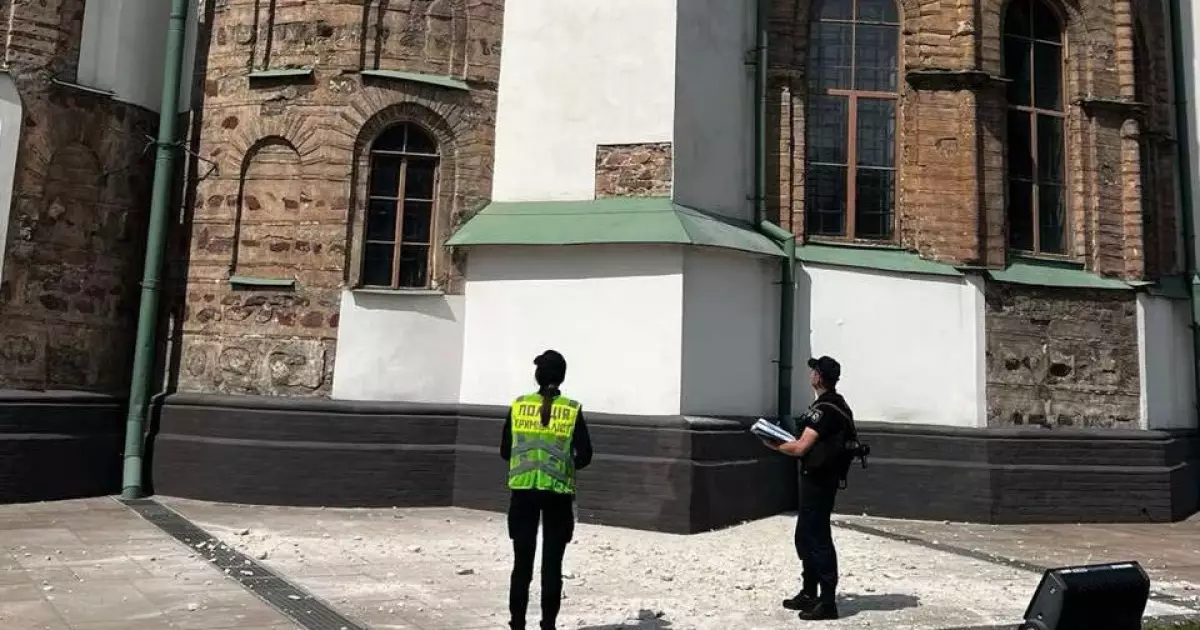 Вибух у Києві: пошкоджено Софійський собор