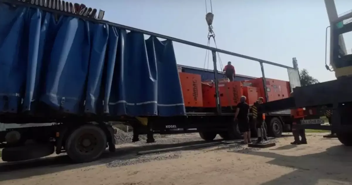 Боярку забезпечили генераторами для води під час відключень світла