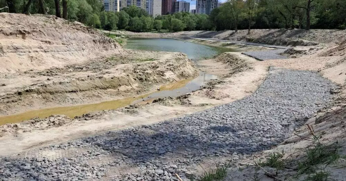 Синє озеро на Виноградарі стало болотом: куди зникли 81 мільйон гривень на його ревіталізацію?