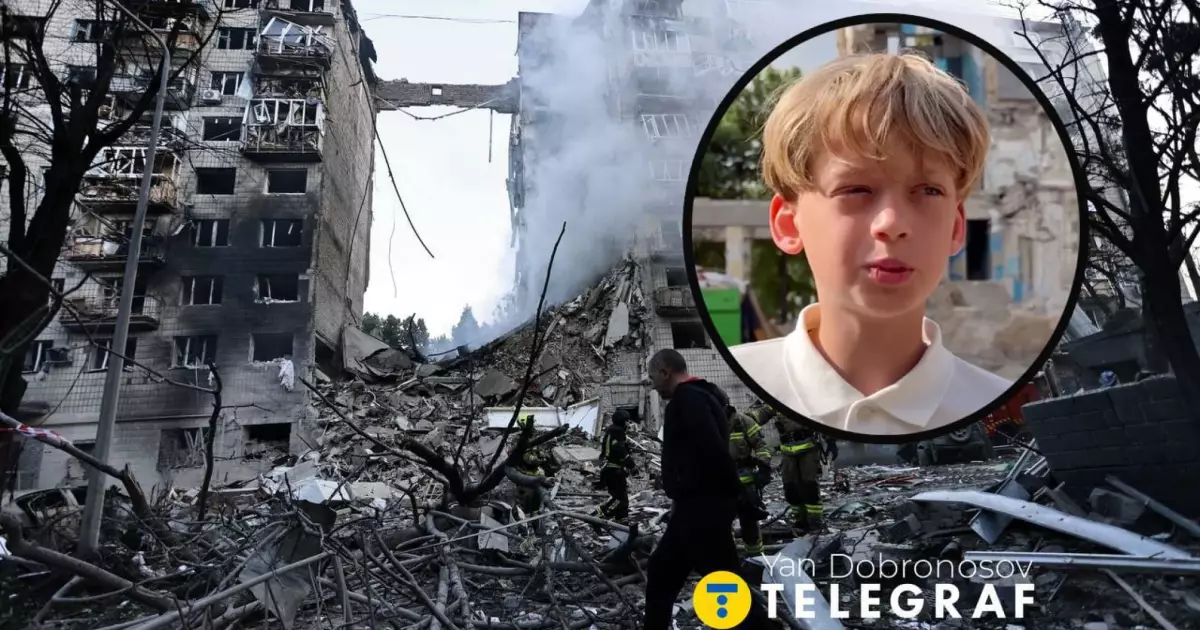 Ракетний удар, що відібрав спокій: хлопчик з Києва ночує у храмі після атаки