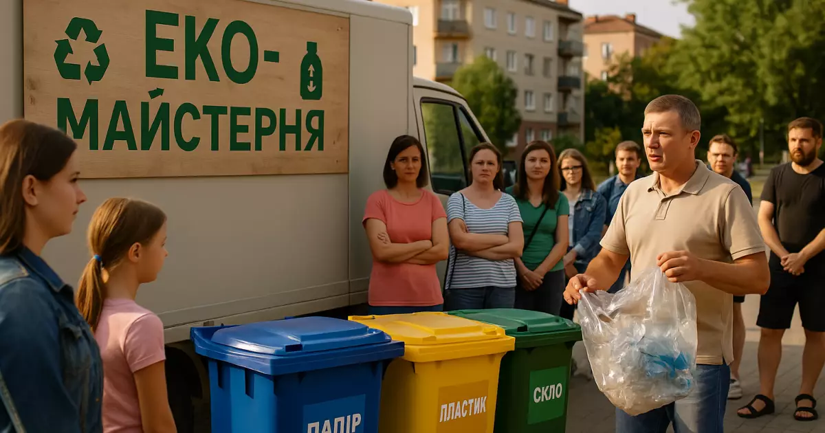 Неочікувано корисна подія у Славутичі: сортувати сміття — легко!