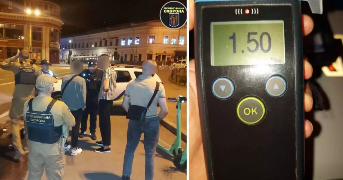 Піймали під градусом на самокаті — штраф 17 тисяч!