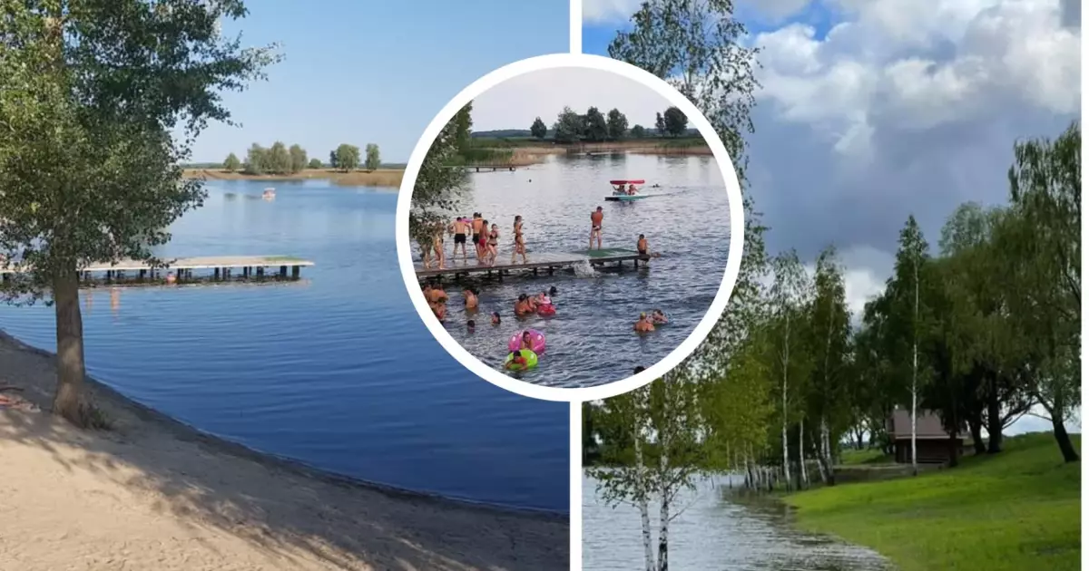 Неймовірне озеро Заньки: дерева ростуть просто з води – ідеальне місце для відпочинку!