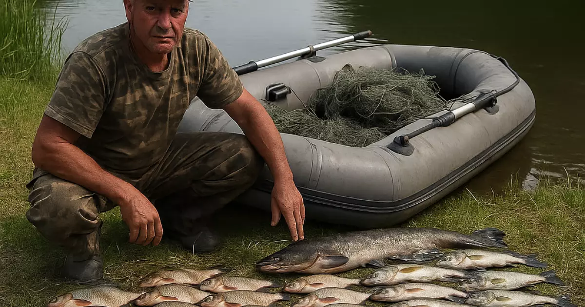 На Київщині затримали браконьєра з уловом на 167 тисяч гривень