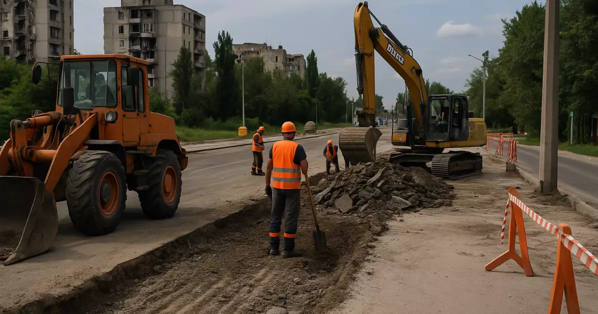 У Бородянці стартувала реконструкція вулично-дорожньої мережі