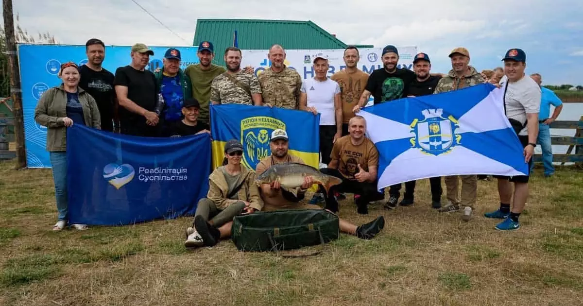 «Коло Незламних»: на Київщині пройшли змагання зі спортивної риболовлі серед ветеранів