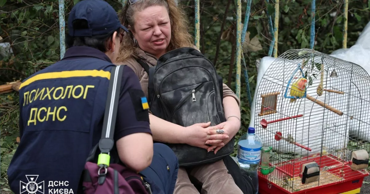 У Києві після ракетної атаки врятували десятки домашніх тварин