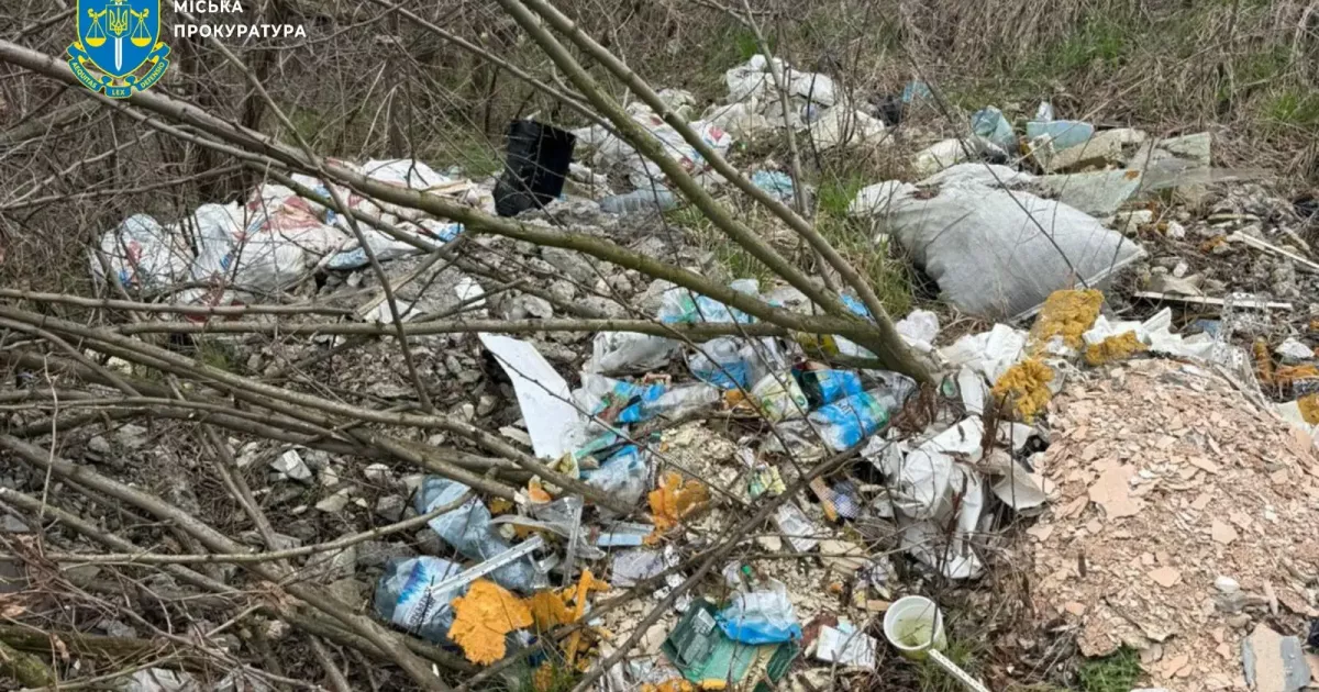 Понад 4 гектари сміття на Троєщині: прокуратура через суд вимагає дій від міської влади