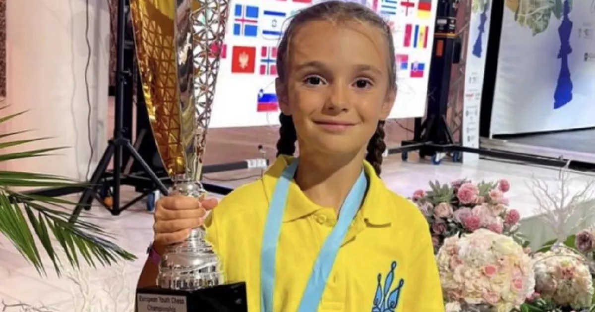 Українська шахістка з Бучі Дарʼя Кравчук здобула срібло на Чемпіонаті Європи серед дівчат до 10 років